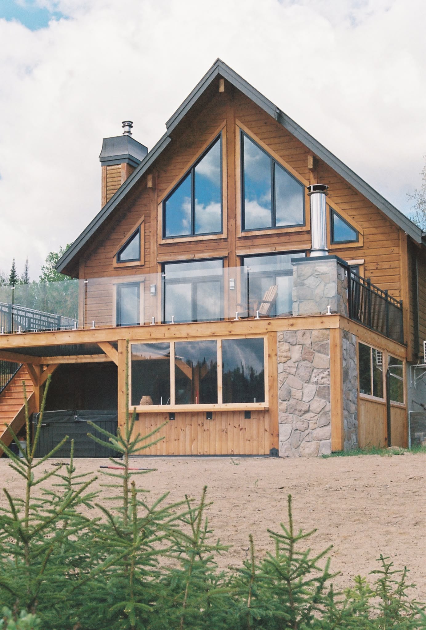 Projet de chalet par Constructions Gintech